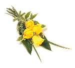 4 Rose Sheaf Yellow